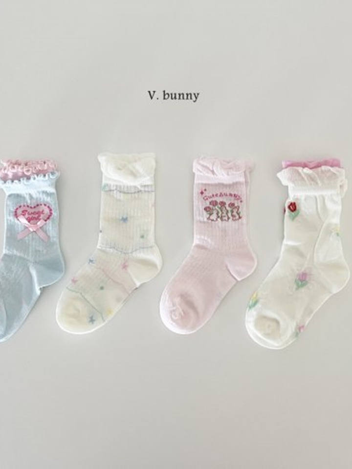 Cute Bunny Socks Set