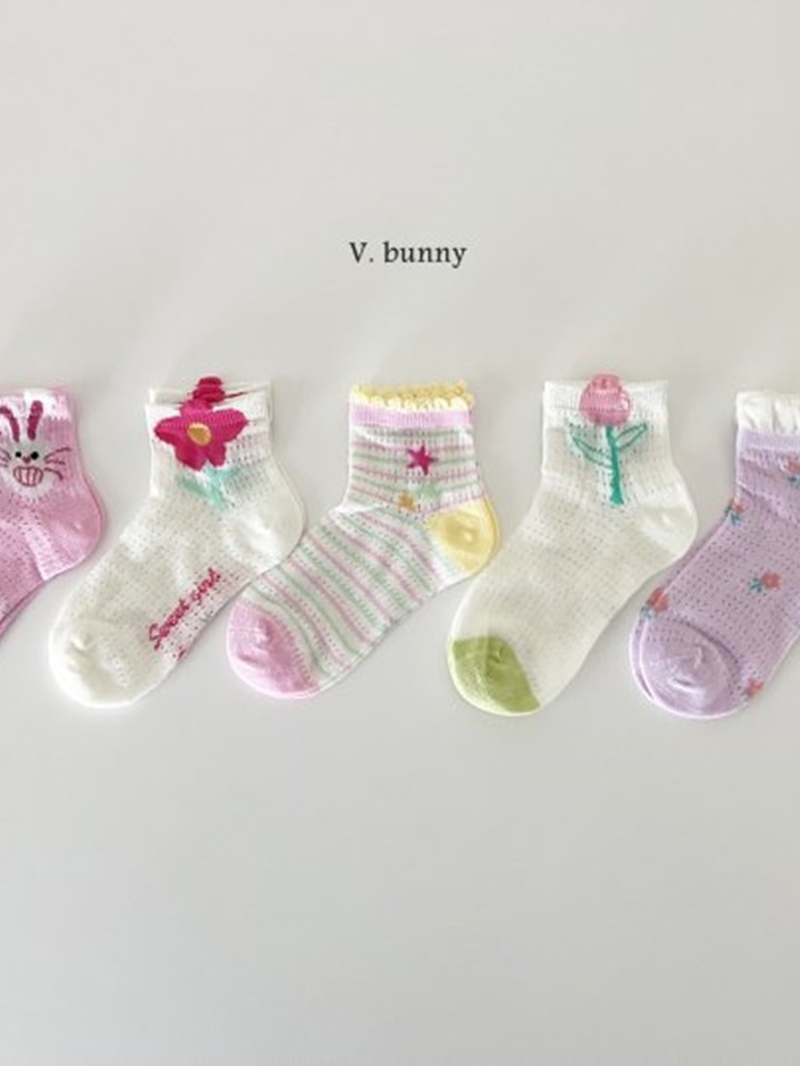 Star Flower Socks Set