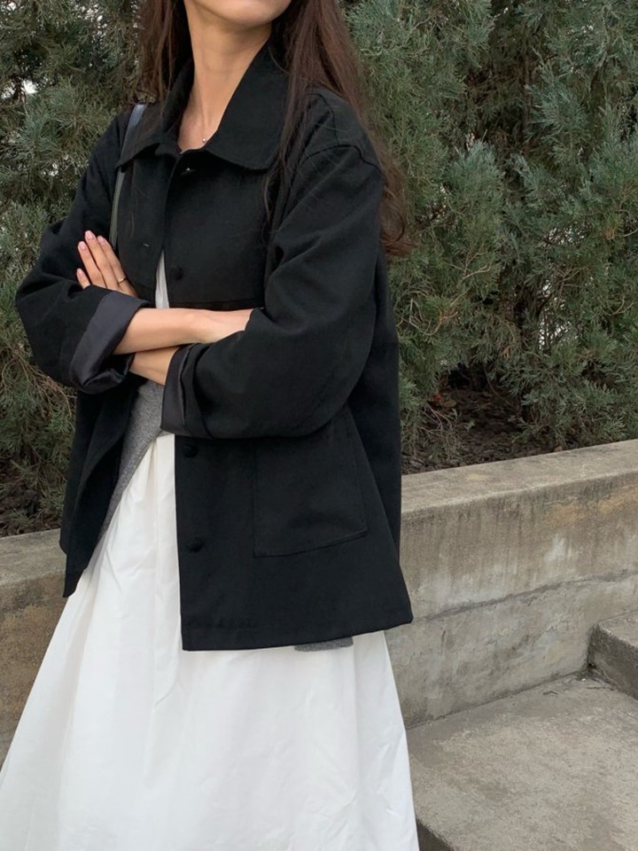 Suede Half Coat
