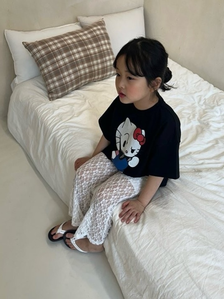 Lace Boots Cut Pants
