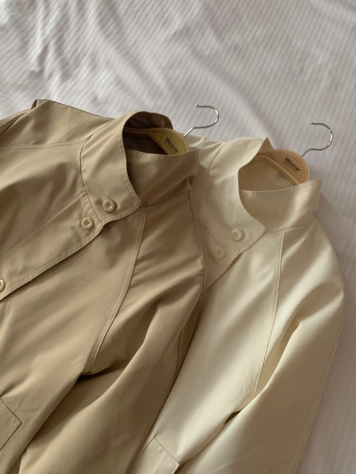 Zipper Trench Coat