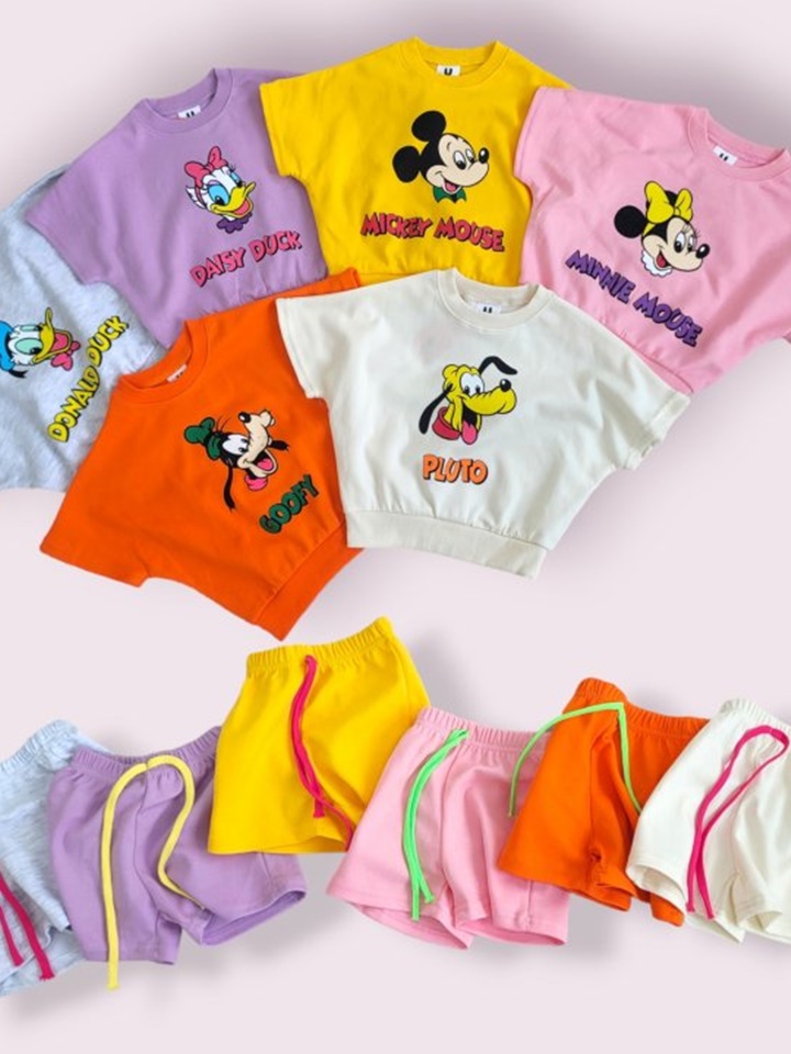 Retro D Top Bottom Set