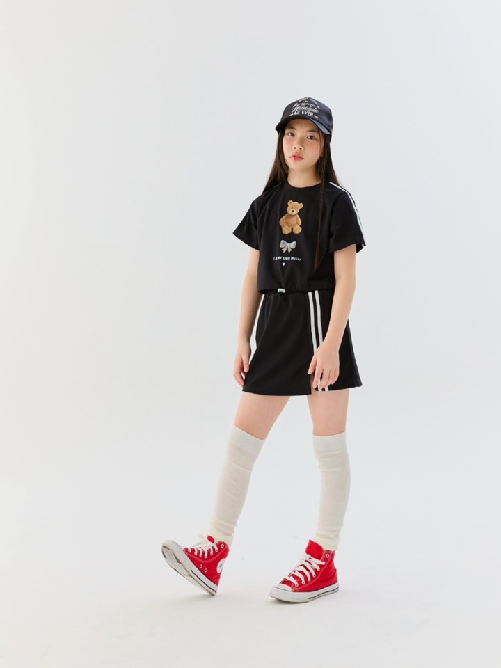 Bear Ribbon Top Bottom Set