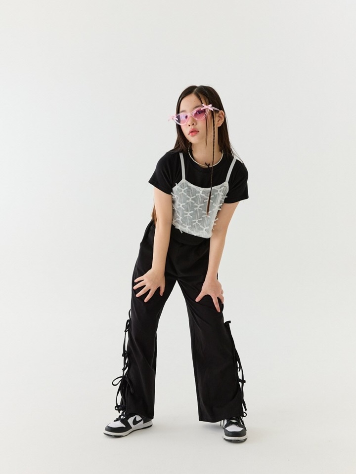 Ribbon Wide Pants