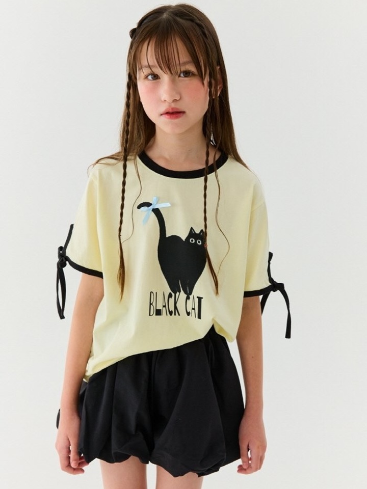 Lala Sleeve Ribbon Tee