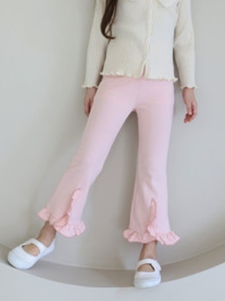 Frill Boots Cut Pants