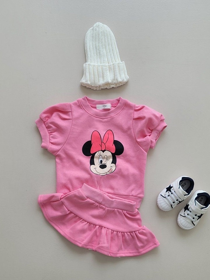 Best Friend Pink Top  Bottom Set