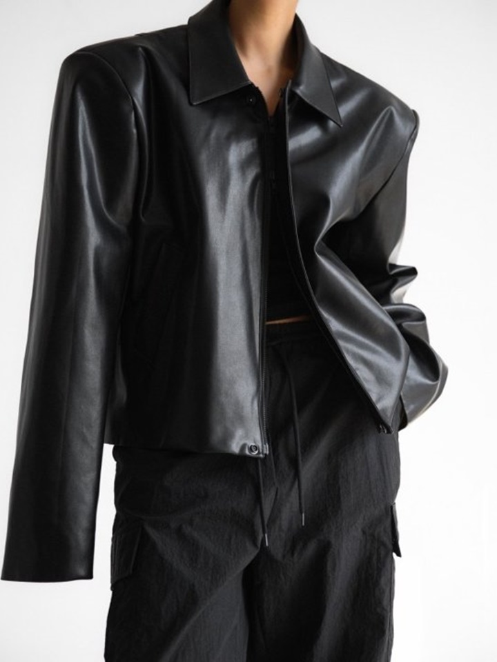 Two Way Zipped Vegan L jacket