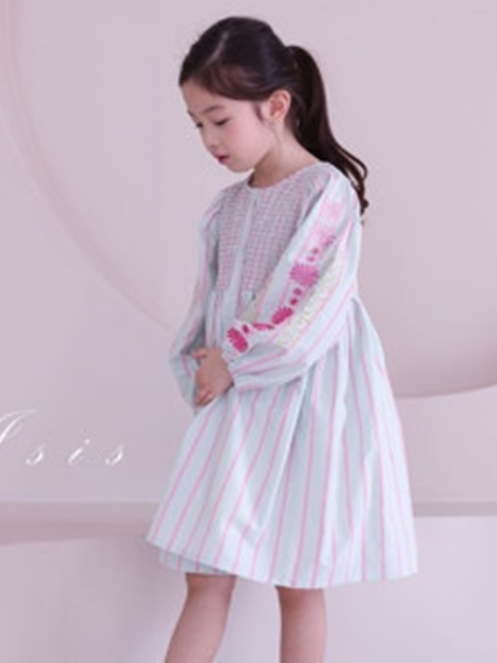 ST Flower Embroidery One-Piece