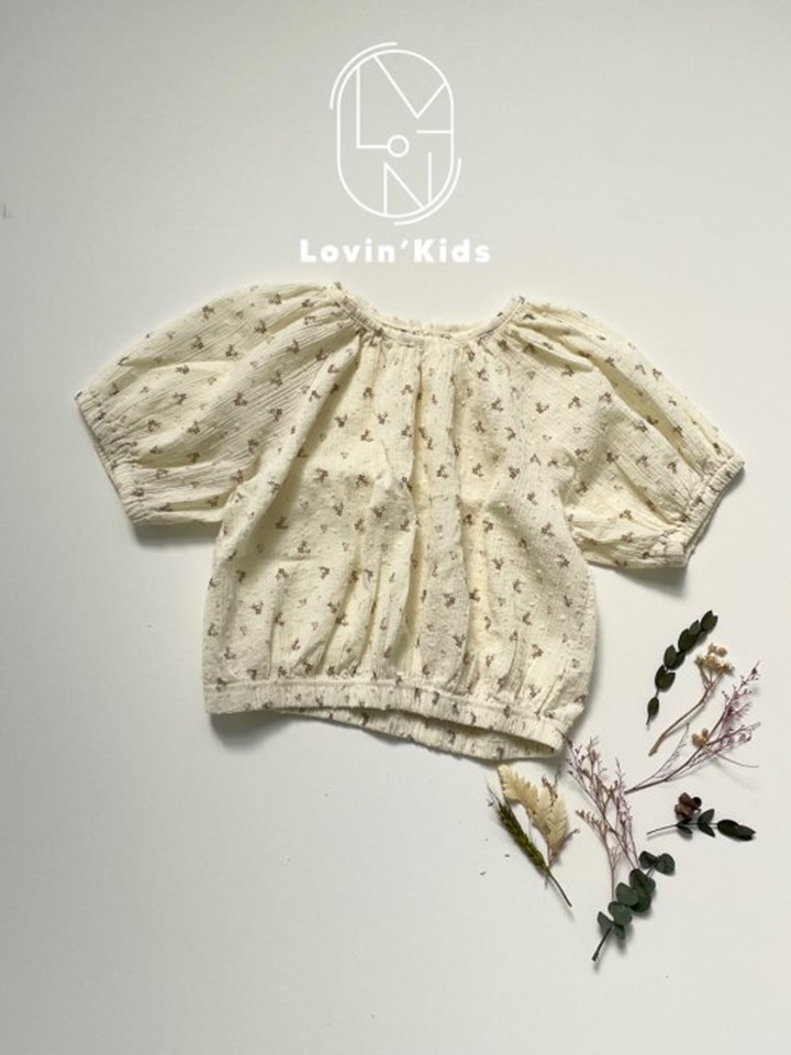 Puff Flower Blouse