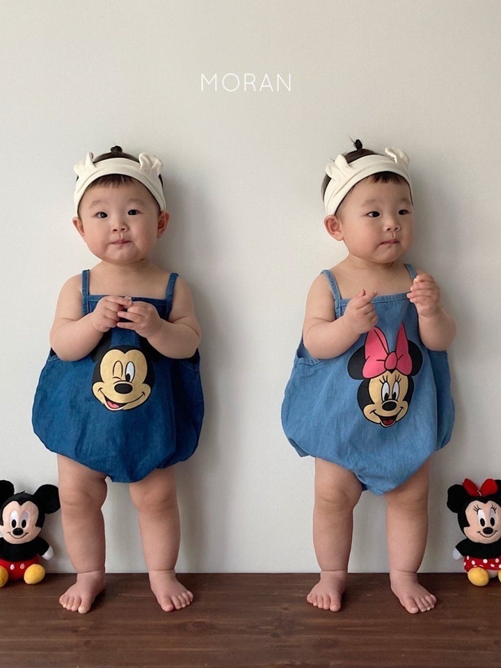 Hello Denim Sleeveless Body Suit