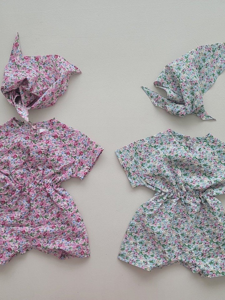 Flower Buni Body Suit Set