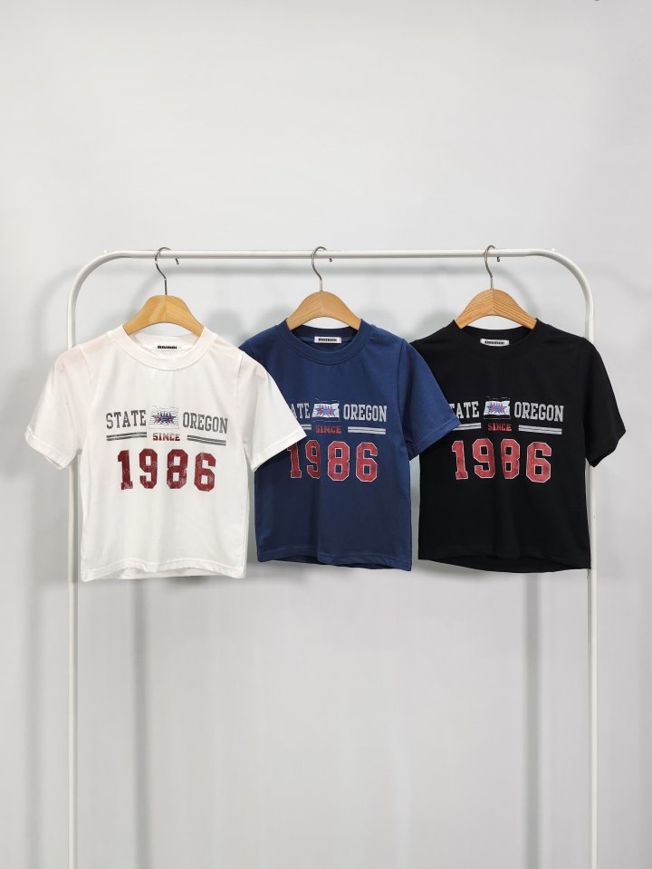 1986 Crop Short Sleeve Tee