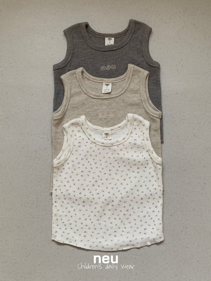 Waffle Sleeveless Tee