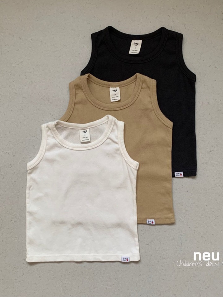 Rib Sleeveless Tee