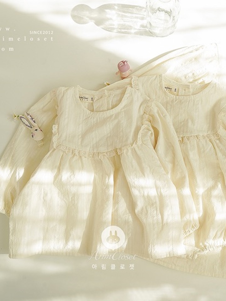 Lovely Cream Lace C Baby Premium Blouse