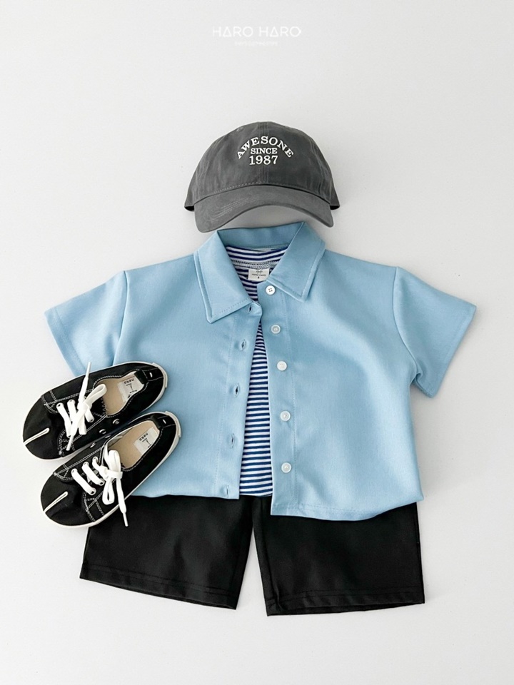 Denim Short Sleeve Shirt