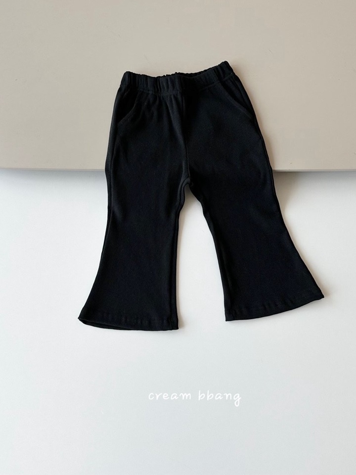 Rib Boots Cut Pants