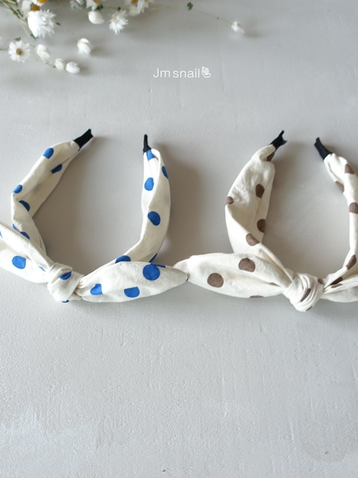 Dot Ribbon Hair Band