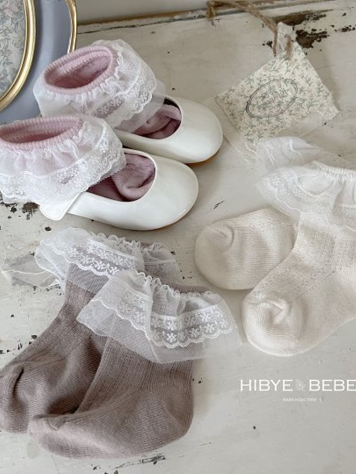 Bebe Lace Socks 3types Set
