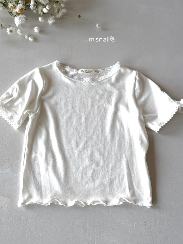 Any Span Lace Ribbon Tee