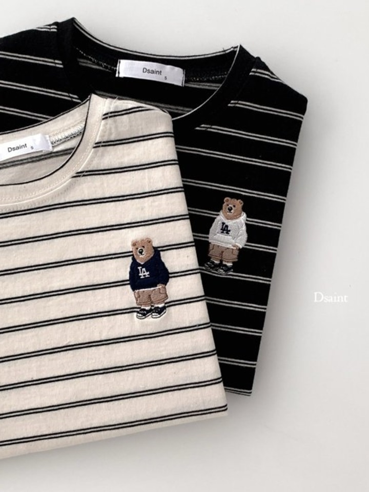 LA Bear Embroidery Tee