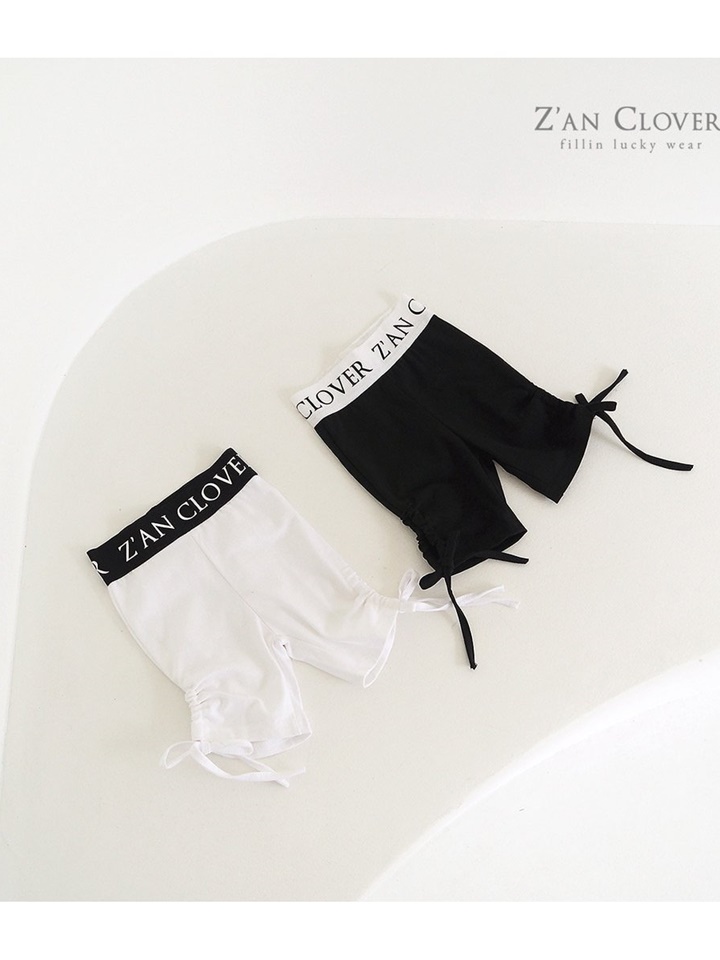 Ribbon Biker Pants