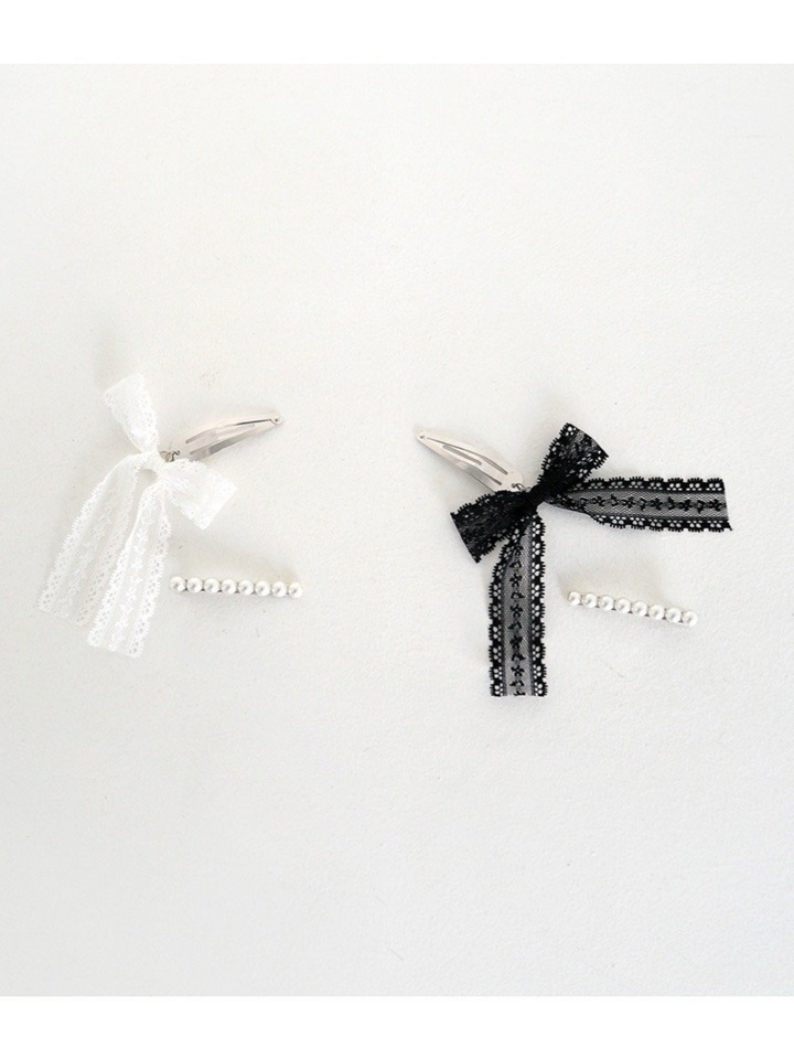 Lace Ribbon Pin Set