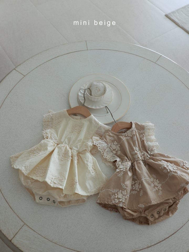 Embroidery Skirt Body Suit