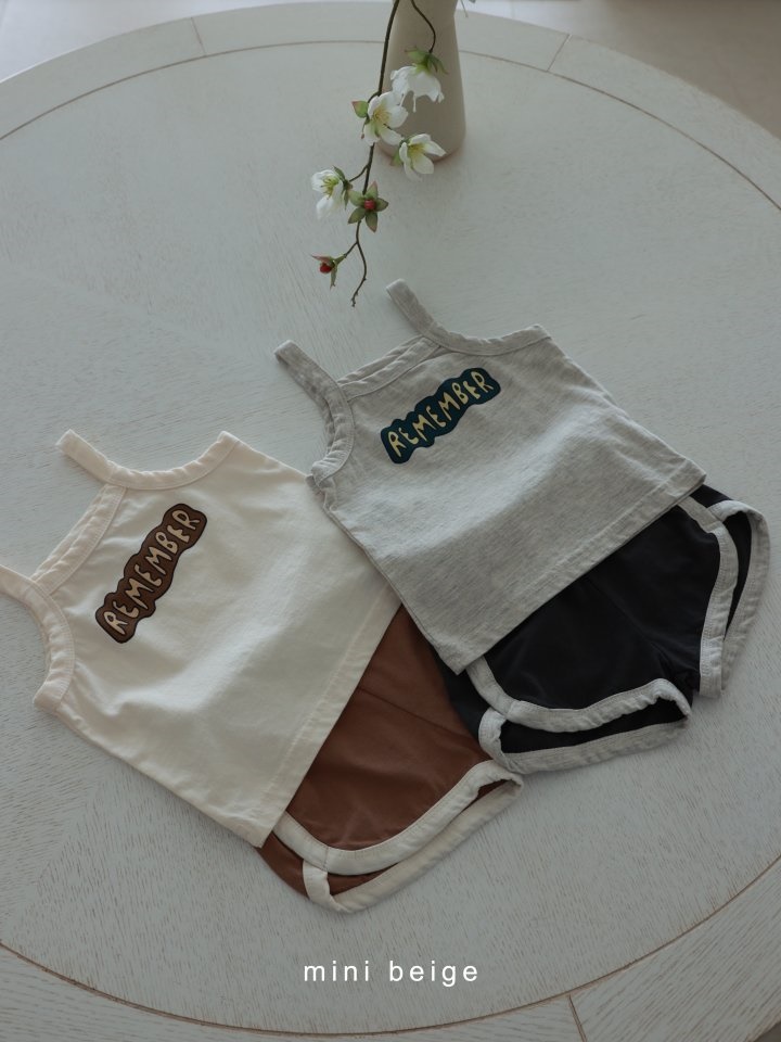 Sleeveless Top Bottom Set