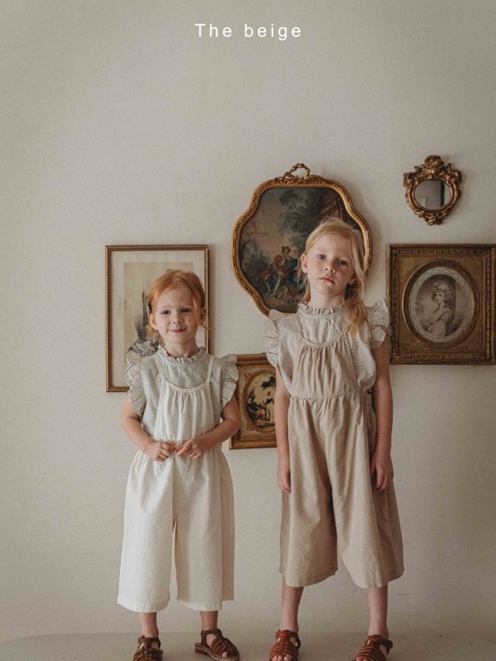 Piping Dungarees Pants