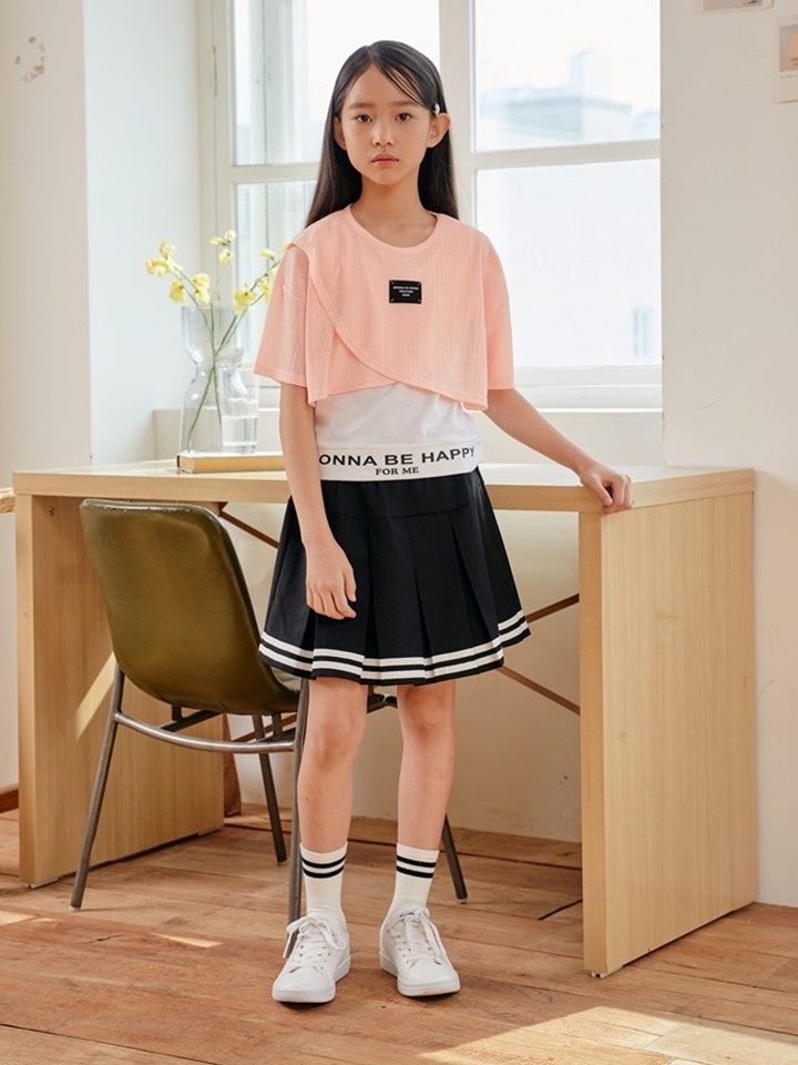 Two Line Wrinkle Skirt