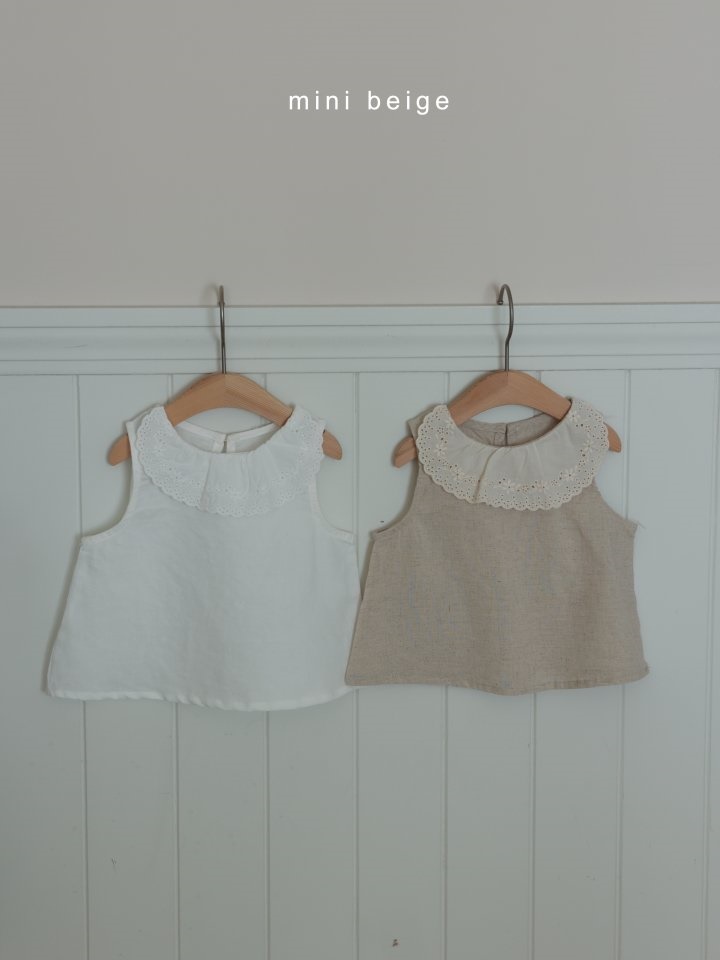 Linen Collar Blanc
