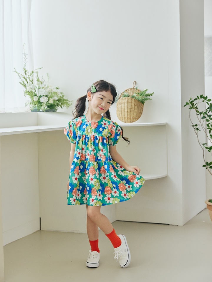 Shirring One-Piece