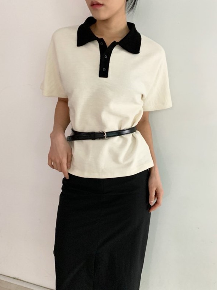 Retro Collar Tee