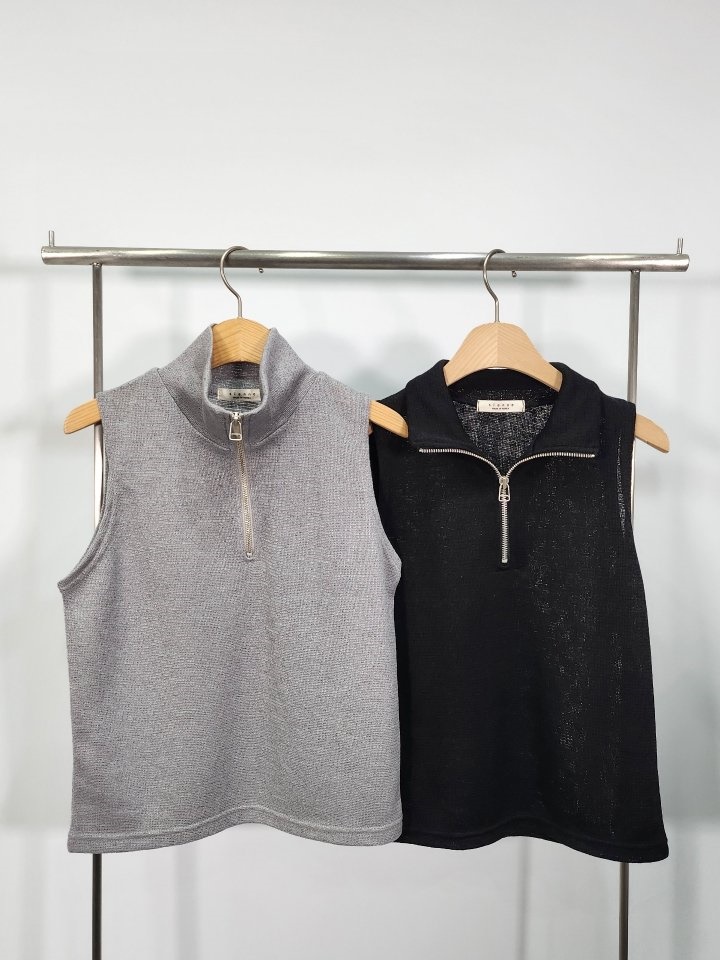 Knit Half Zip Up