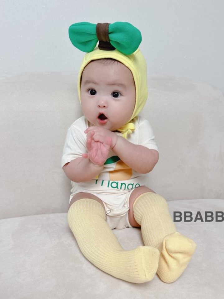 Mini Mango Body Suit Bonnet Set