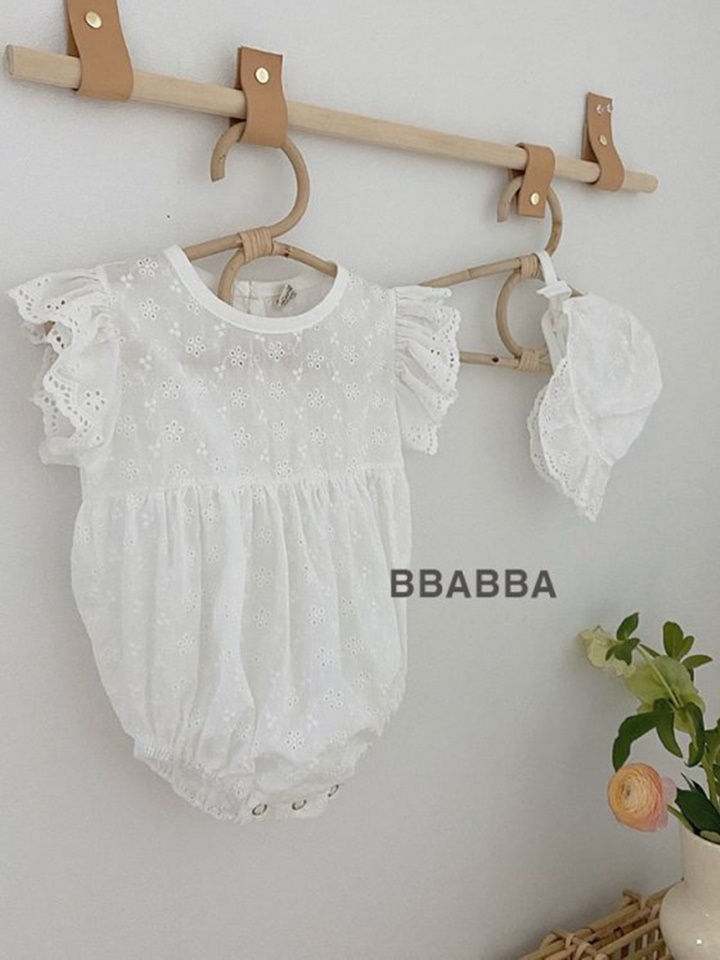Angel Body Suit Bonnet Suit