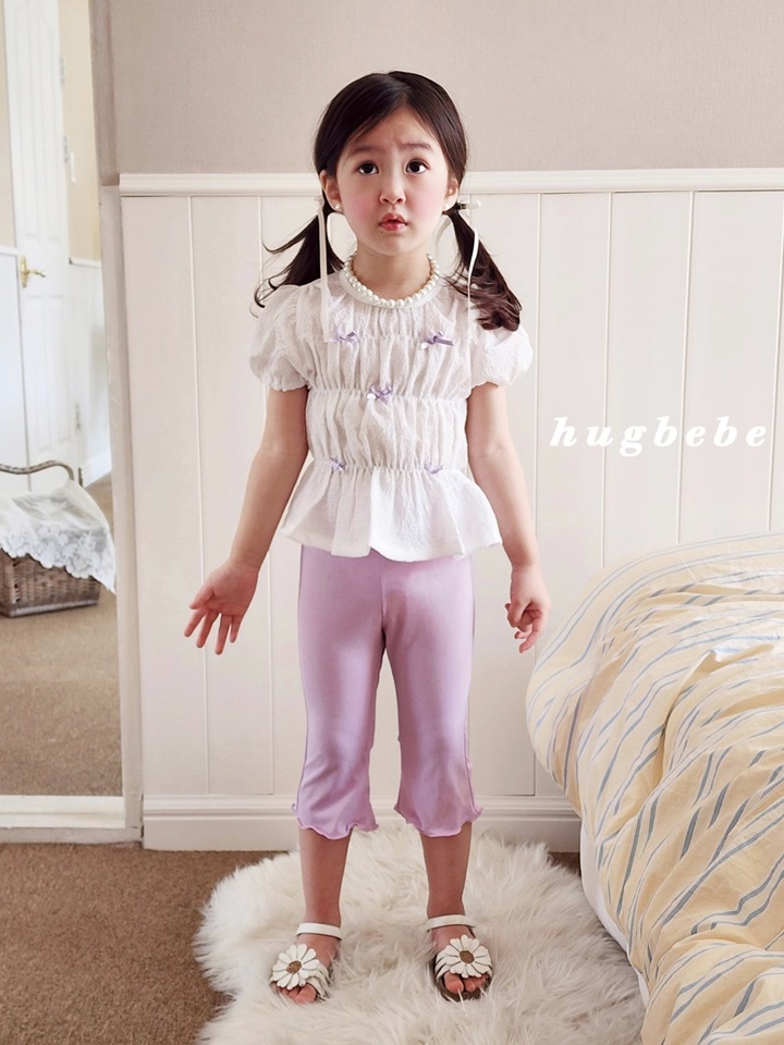 Mini Ribbon Puff Blouse