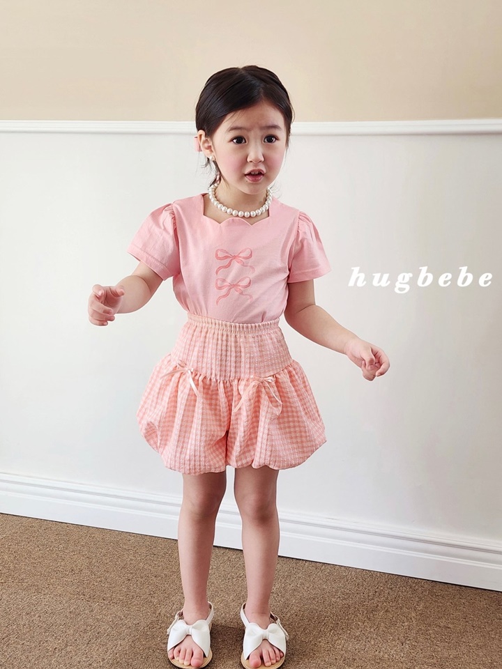 Ribbon Check Pumpkin Pants