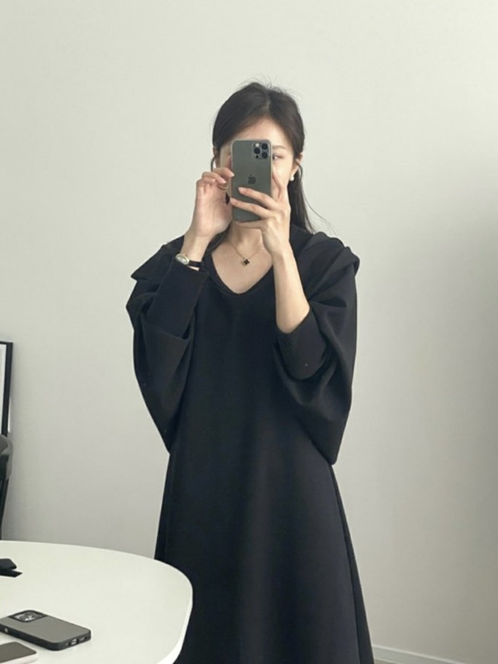 Pudding Cap Sleeve One-Piece