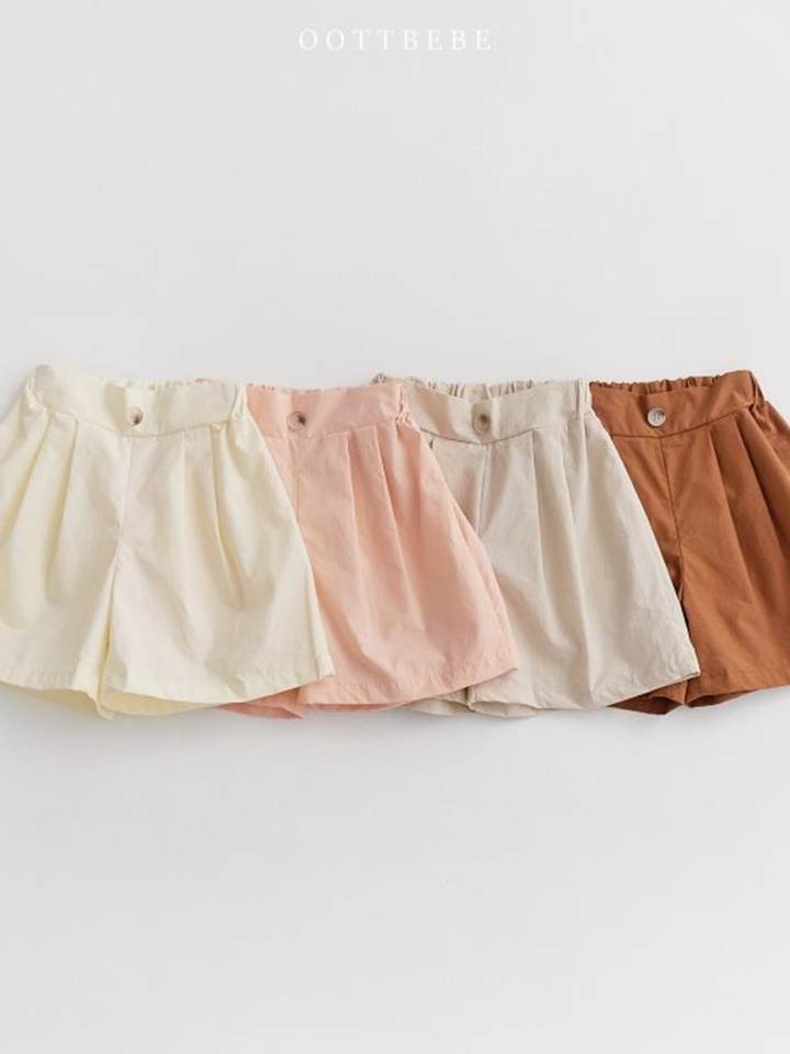 Button Bermuda Pants