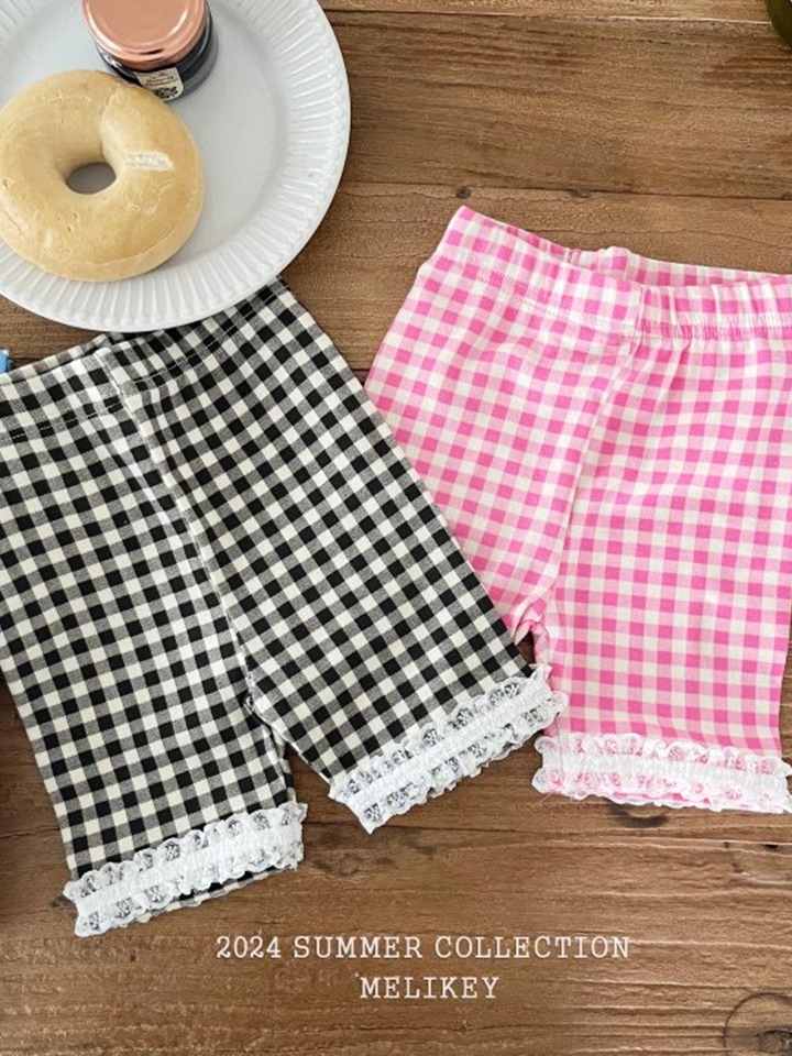 Check Short Leggings