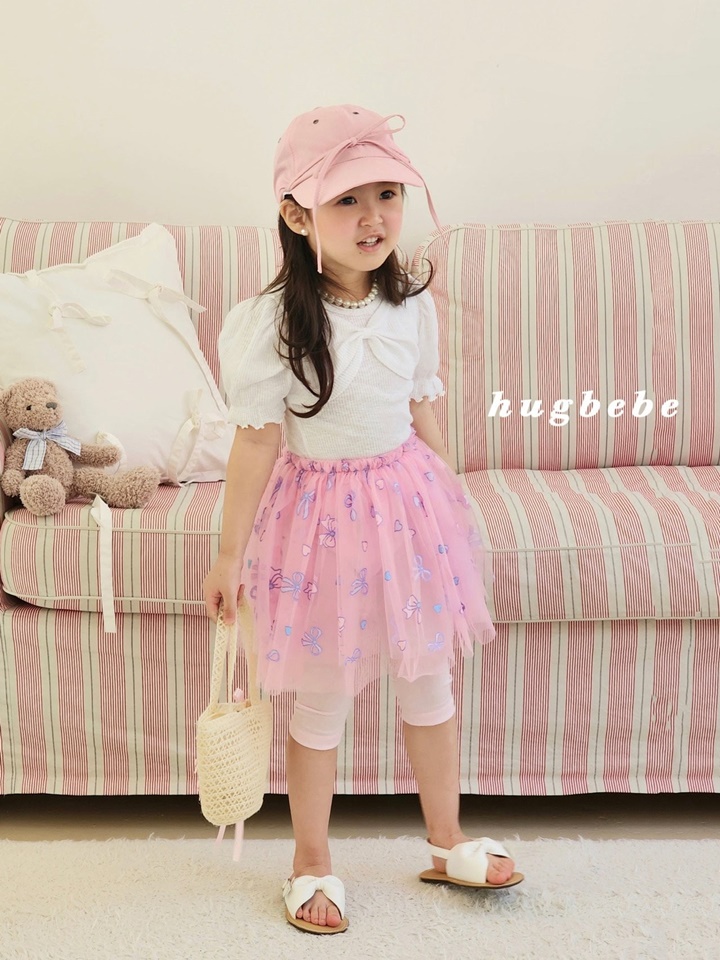 Ribbon Sha Sha Skirt Leggings