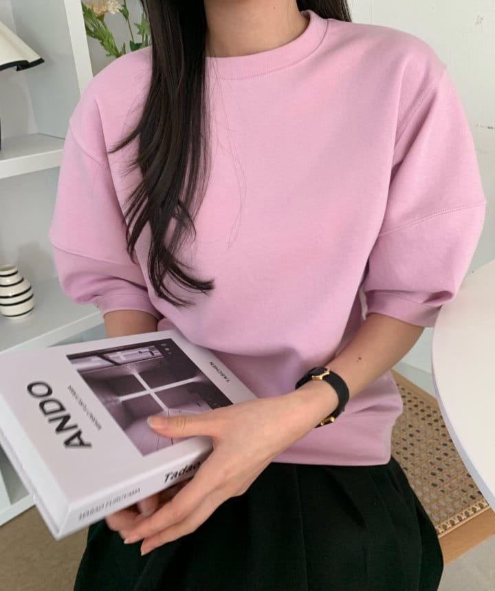 Allu - Korean Women Fashion - #momslook - Monble Puff Tee - 8