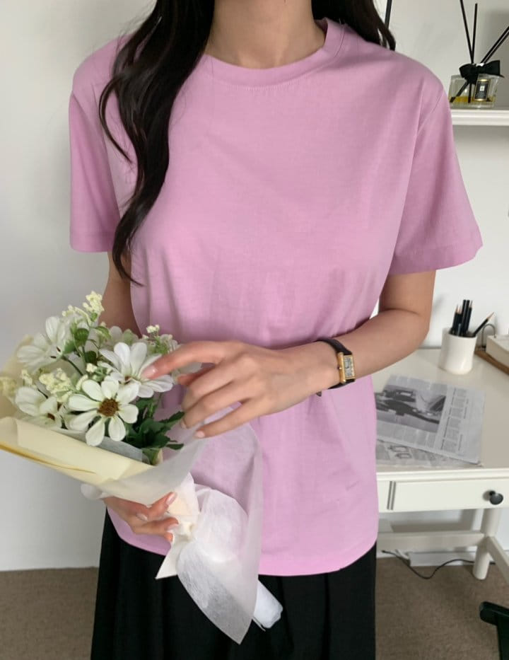 Allu - Korean Women Fashion - #momslook - Silkey Round Tee - 6