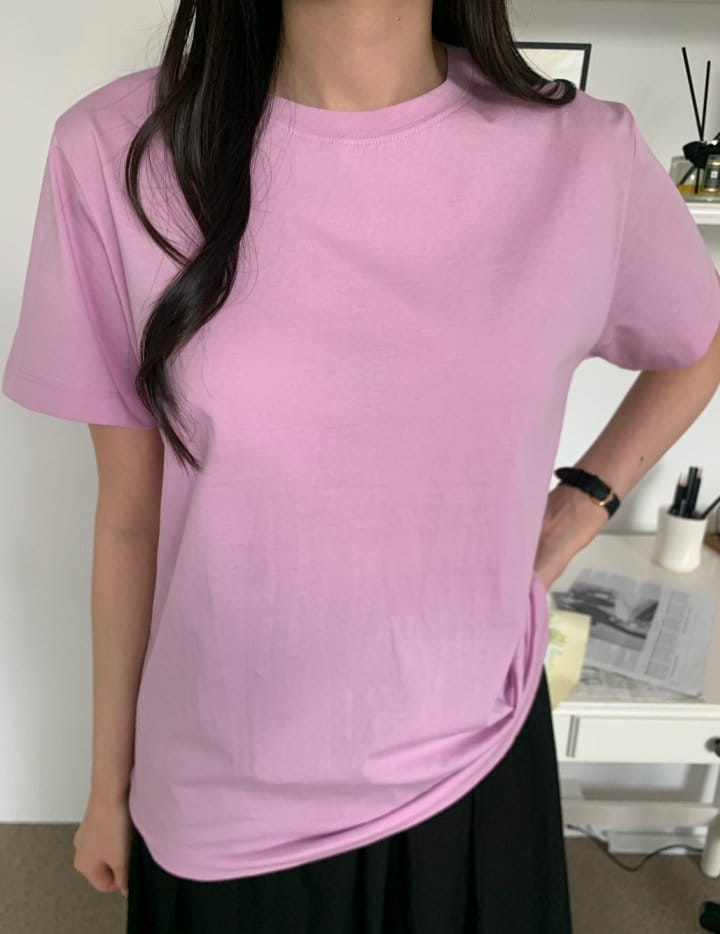 Allu - Korean Women Fashion - #momslook - Silkey Round Tee - 8