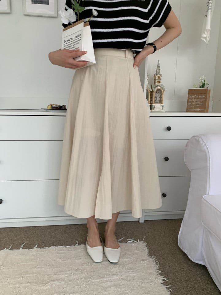 Allu - Korean Women Fashion - #restrostyle - Sleek Hool Skirt - 5
