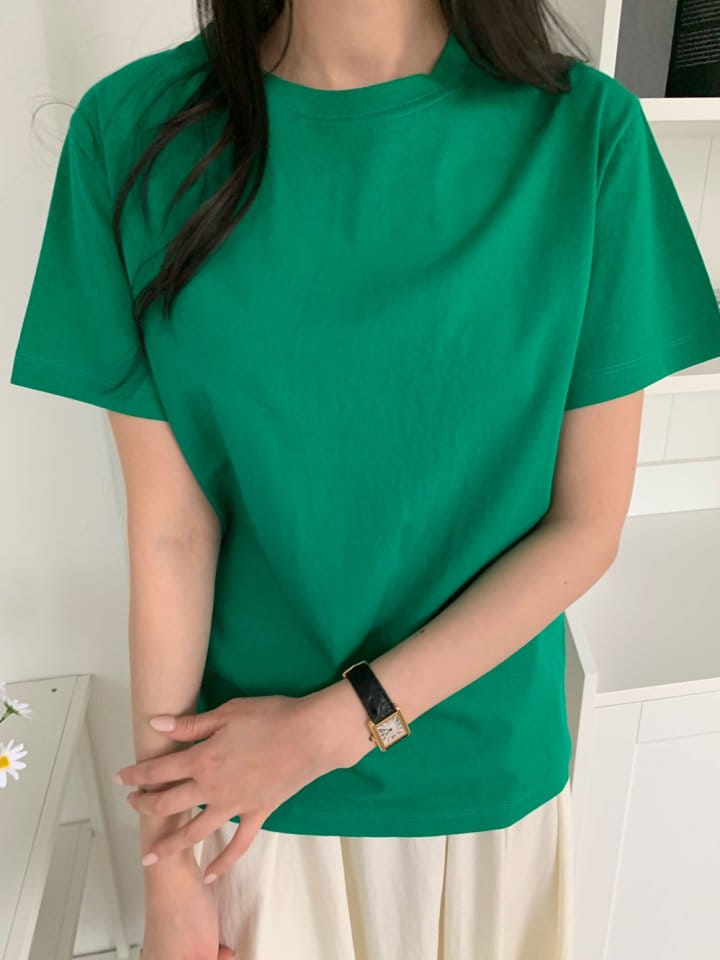 Allu - Korean Women Fashion - #restrostyle - Silkey Round Tee