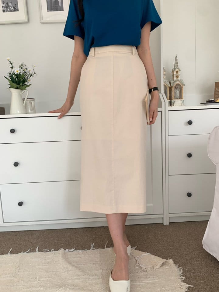 Allu - Korean Women Fashion - #romanticstyle - Bibi Long Span Skirt - 5